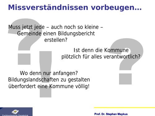 Maykus Kommunale Bildungslandschaften ... - Lerntherapie