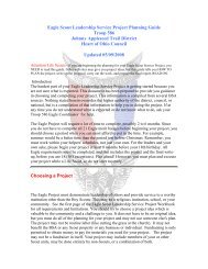 Guide To Safe Scouting Matrix.pdf Guide to Safe Scouting - 2006 version PDF - Troop 586