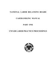 January 2011 - National Labor Relations Board