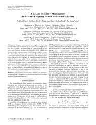 The Load Impedance Measurement in the Time-Frequency Domain ...