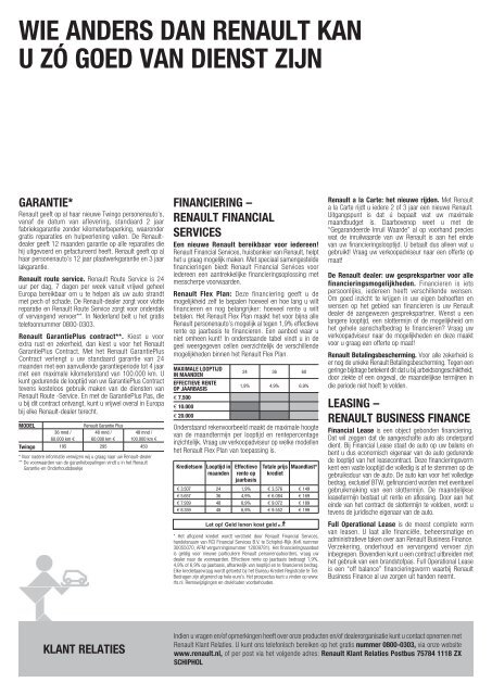 Renault Twingo II prijslijst 2010 (PDF) - Stichting Twingo Club