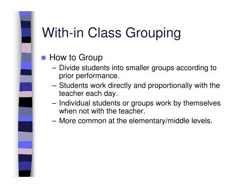 with Flexible Grouping and Compacting - NAGC