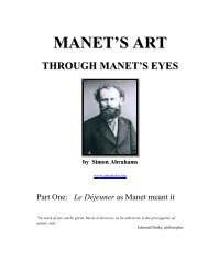 MANET'S ART - Every Painter Paints Himself