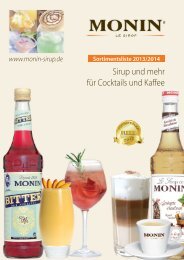 Monin Sirup - Langenbach