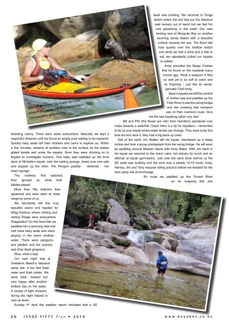 Our Most Excellent Kayaking - New Zealand Kayak Magazine