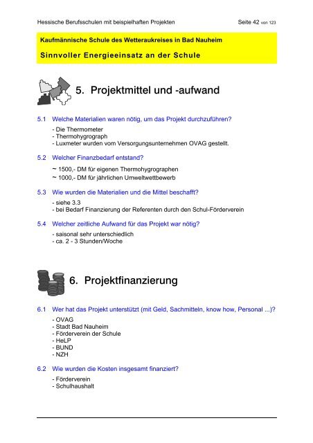 Hessische Berufsschulen mit beispielhaften Energiesparprojekten