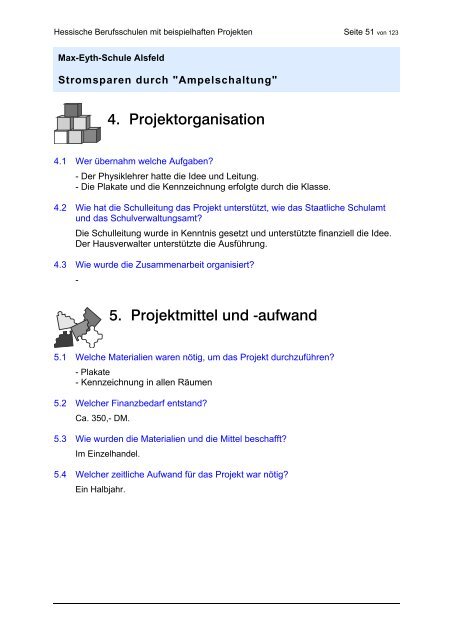 Hessische Berufsschulen mit beispielhaften Energiesparprojekten