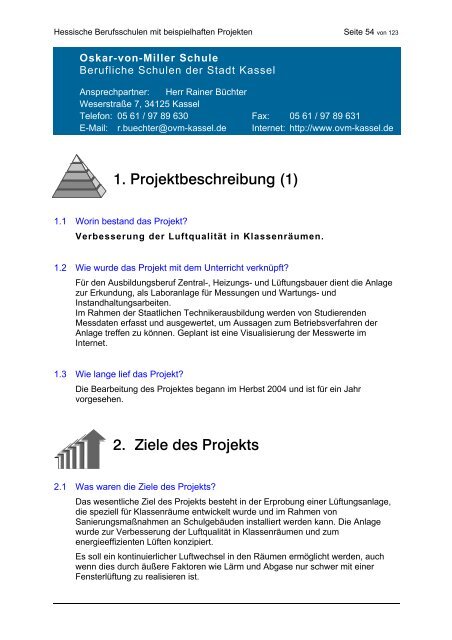 Hessische Berufsschulen mit beispielhaften Energiesparprojekten