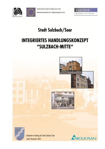 integriertes handlungskonzept sulzbach-mitte
