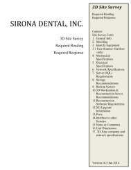 Sirona Dental, Inc. - Sirona Support
