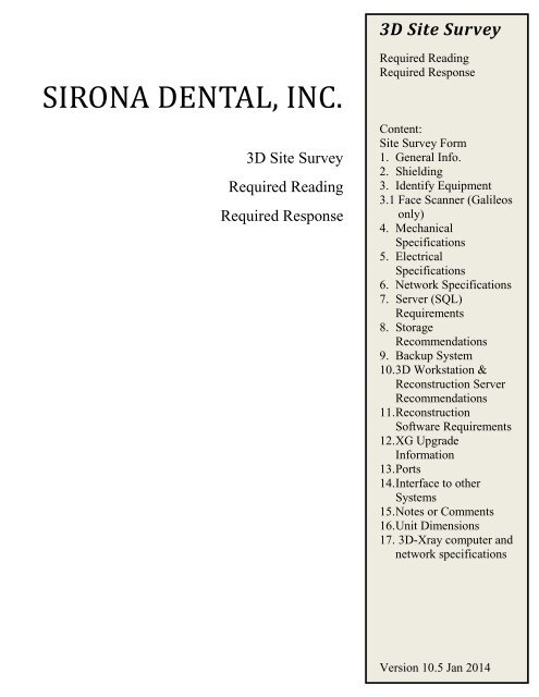 Sirona Dental, Inc. - Sirona Support