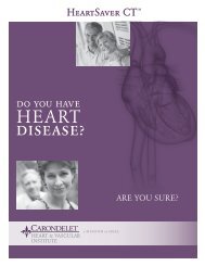 HeartSaver CT Brochure - Carondelet.org