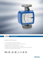 Variable Area Flowmeter