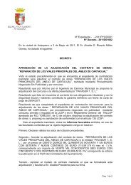 Documento en Decreto - Ayuntamiento de Antequera