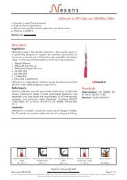 LANmark-6 UTP Cat6 new LSZH Box 305m Description ... - Minitran