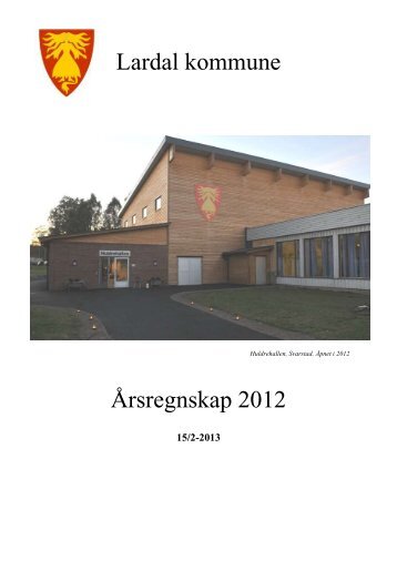 Regnskap 2011 - Lardal kommune