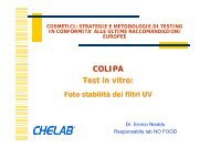 COLIPA Test in vitro: Foto stabilitÃ  dei filtri UV - CheLab
