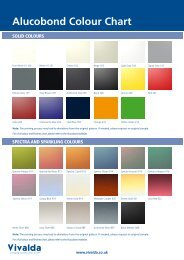 Alucobond Colour Chart - Vivalda