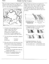 Plate Tectonics Practice Test - Red Hook Central School District