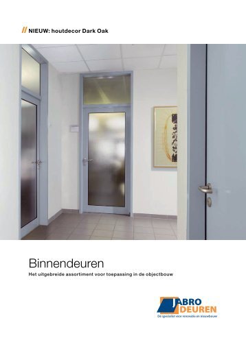 Download de brochure Binnendeuren (.pdf) - JaBro Deuren