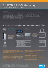 CLIPSTERÃ‚Â® & DCI Mastering - Visionary Forces