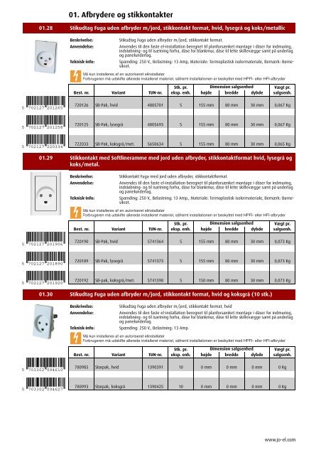 PRODUKTKATALOG - JO-EL