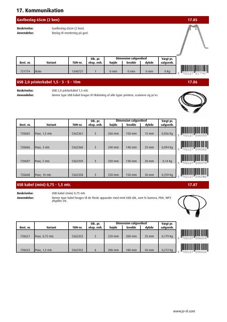 PRODUKTKATALOG - JO-EL