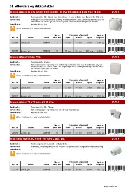 PRODUKTKATALOG - JO-EL