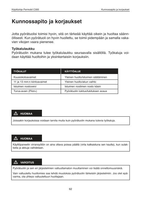 C300 kÃ¤yttÃ¶ohje.pdf - Algol-Trehab Oy