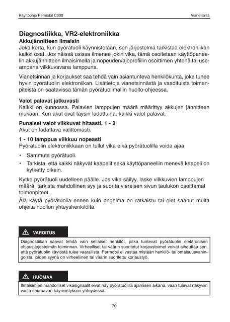 C300 kÃ¤yttÃ¶ohje.pdf - Algol-Trehab Oy