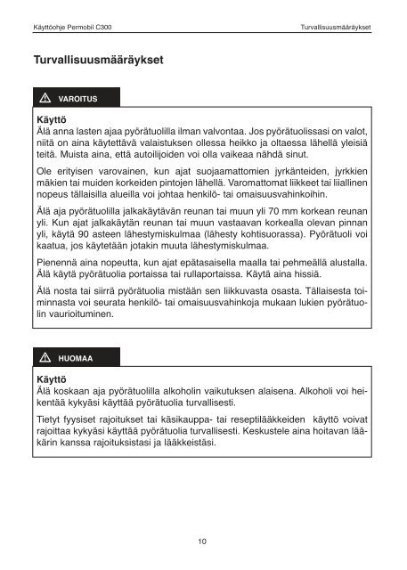 C300 kÃ¤yttÃ¶ohje.pdf - Algol-Trehab Oy