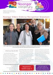 Noongar News August 2013 - South West Aboriginal Land & Sea ...