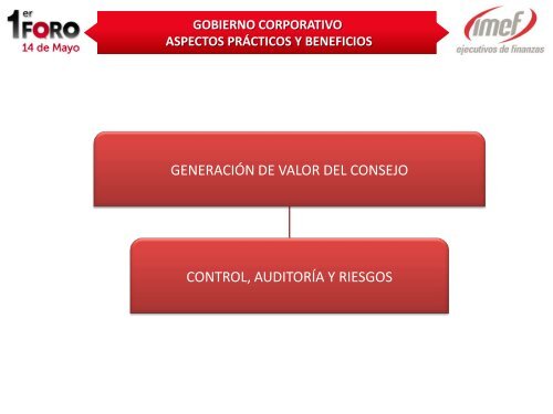 gobierno corporativo aspectos prÃ¡cticos y beneficios - IMEF