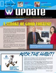 The Newsletter for Waterbury Hospital Employees & Network ...