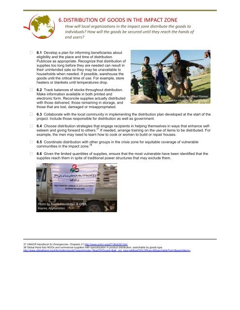 Checklist for Effective Disaster Response: Insights for Wise ...