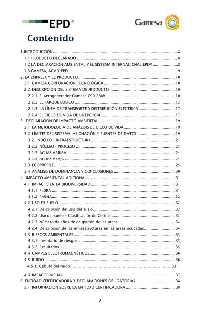 EPDÂ® GAMESA G90 - PORTADA - The International EPDÂ® System