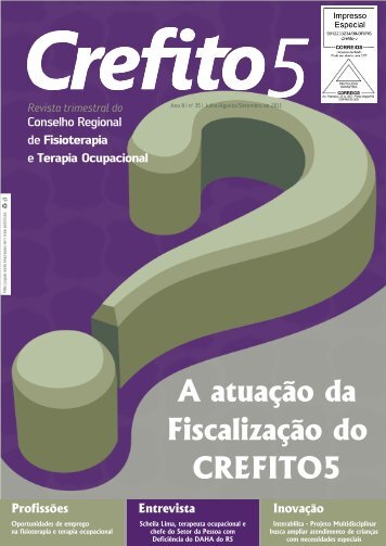 Revista Setembro â nÂ° 35 - Crefito5