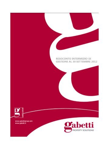 Scarica il .pdf (1029 Kb) - Gabetti Property Solutions