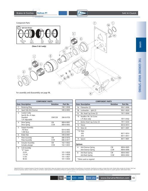 BRAKES & CLUTCHES