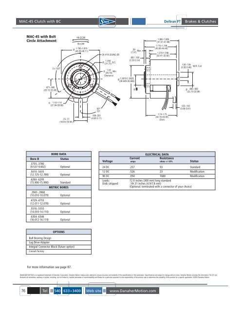 BRAKES & CLUTCHES