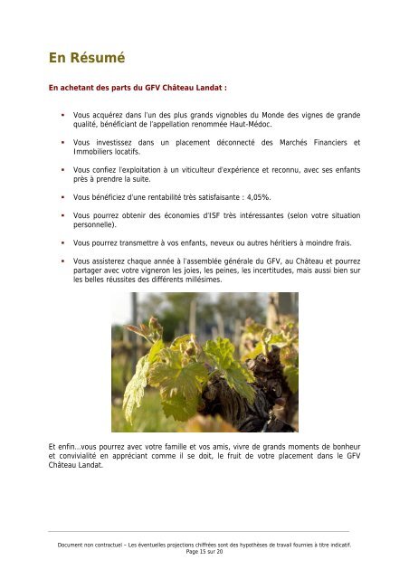 votre investissement viticole a bordeaux gfv saint vincent chateau ...