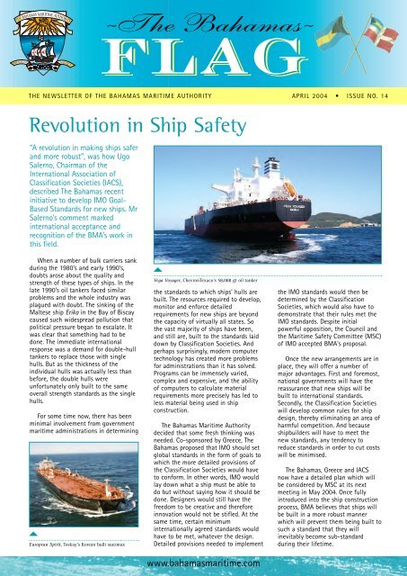 58234-FLAG Newsletter - The Bahamas Maritime Authority