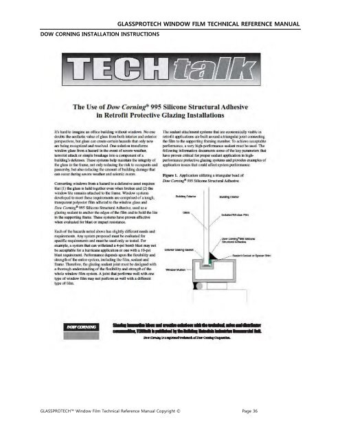 Window Film Technical Manual - Eboss