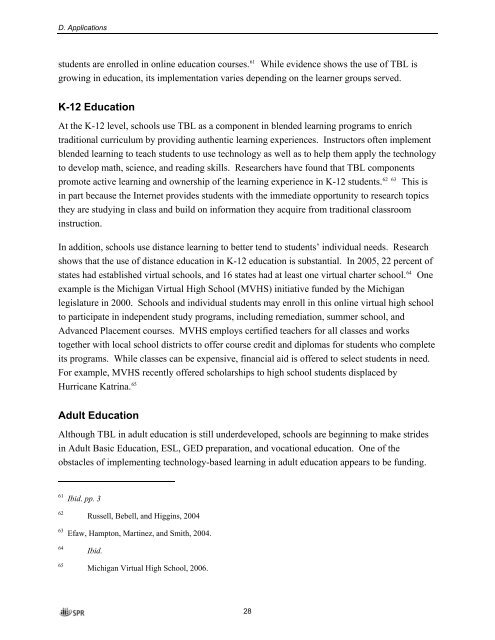 Technology-Based Learning Strategies Report - APEC HRDWG Wiki