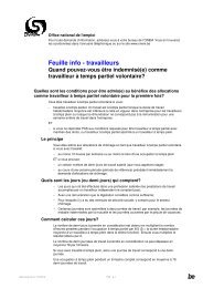 Feuille info - travailleurs