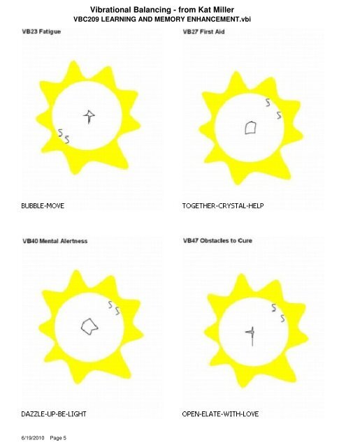 Vibrational Balancing - from Kat Miller - Blue Iris Learning Center