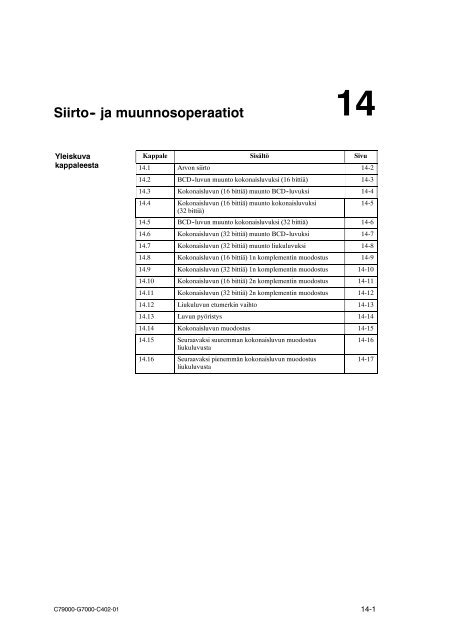 S7-300/400 Ohjelmointi FUB/FDB - Siemens