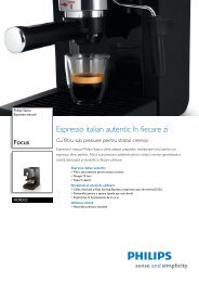 HD8323/09 Philips Espresso manual - Dedeman