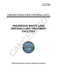 UFC 3-280-02A Hazardous Waste Land Disposal/Land Treatment ...