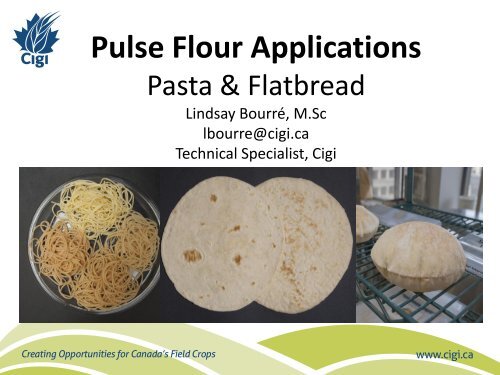 Pasta & Flatbreads - Pulse Canada